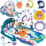 Majlo Toys Hrací deka s piankem Tygřík modrá – Sleviste.cz