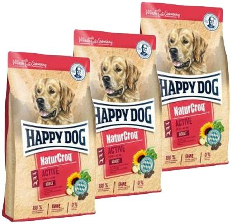 Happy Dog NaturCroq Active 3 x 15 kg