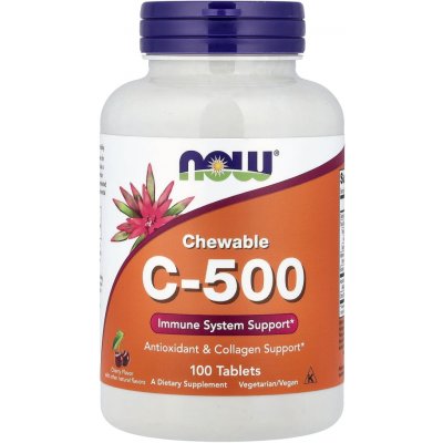 Now foods vitamin c třešeň a bobule 500 mg 100 tablet – Hledejceny.cz