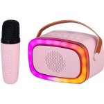 Trevi Trevi XR 8A01 +BT Miniparty Karaoke speaker růžový – Zboží Dáma