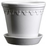Květináč Kobenhavner glazovaný White 18 cm Bergs Potter – Hledejceny.cz