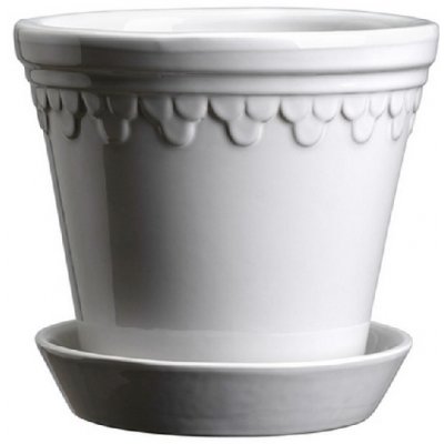 Květináč Kobenhavner glazovaný White 18 cm Bergs Potter – Hledejceny.cz