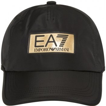 EA7 EMPORIO ARMANI TRAIN GOLD LABEL U CAP 2401444R10400020 Černá