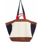 HAY Látková taška Weekend Medium Cream Multi – Zboží Mobilmania