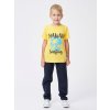 Kojenecké tričko a košilka Winkiki kids Wear chlapecké tričko Hawaii žlutá