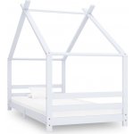 vidaXL Rám dětské postele bílý masivní borové dřevo – Sleviste.cz