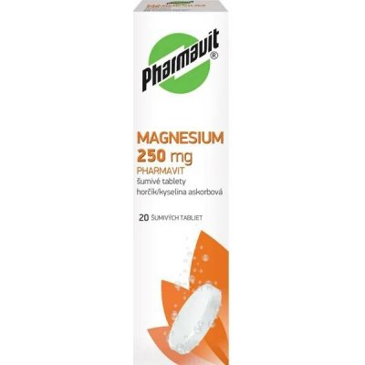 Magnesium Pharmavit 250 mg 20 šumivých tablet – Hledejceny.cz