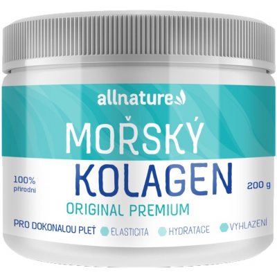 Allnature Mořský kolagen originál prémium 200 g – Zboží Mobilmania