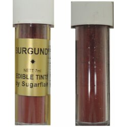 Sugarflair Jedlá prachová barva Burgundy burgundy 7 ml