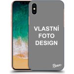 Pouzdro Picasee silikonový Apple iPhone X/XS - Vlastní design/motiv černé – Zboží Mobilmania