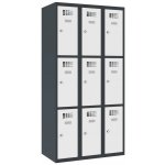 Malow Šatní skříň dělená Sus 333 W šířka 900 mm světle šedá světle modrá – Zbozi.Blesk.cz