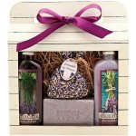 Bohemia Herbs Lavender La Provence sprchový gel 100 ml + Olejová lázeň 100 ml + mýdlo 100 g + bylinky levandule v sáčku dárková sada – Zboží Dáma
