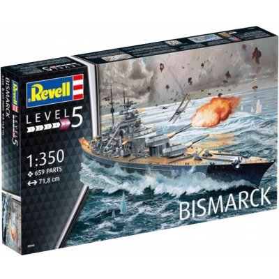 Revell ModelKit loď 05040 Battleship Bismarck1:350 – Zbozi.Blesk.cz