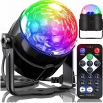 MAXSELL zrcadlová koule KULA DISCO LUSTRZANA RGB 7,5 mm – Zboží Dáma