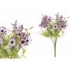 Květina Autronic Kopretiny, puget, barva fialová Květina umělá KN5103-PU