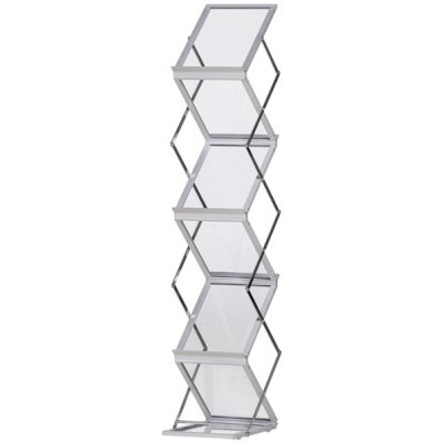 Jansen Display Stojan na brožury ZigZag, 280 x 1430 mm – Zboží Živě