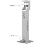 Borovka Facility DESIGN bezdotykový dezinfekční stojan s dávkovačem šedý XQ340 – Zboží Dáma
