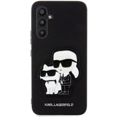 Pouzdro Karl Lagerfeld PU Saffiano Karl and Choupette NFT Samsung Galaxy A34 5G Black