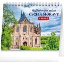 Kalendář Stolní Nejkrásnější místa Čech a Moravy 16,5 × 13 cm 2024