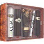 Cuba Gold EDT 100 ml + EDT 35 ml + deospray 200 ml + voda po holení 100 ml dárková sada – Sleviste.cz