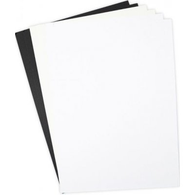 Sizzix Sada jednobarevných papírů A4 60 ks - bílo béžovo černý mix – Zbozi.Blesk.cz