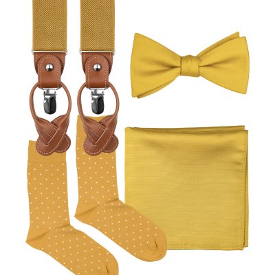 Bubibubi sada Daisy s motýlkem a kšandami žlutá – Zboží Mobilmania