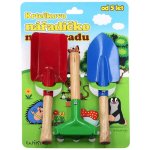 Wiky nářadí zahradní Krtek kov dřevo 3 ks – Zboží Mobilmania