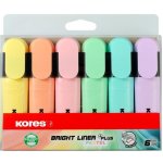 Kores Bright liner Pastel 157493 6 ks – Zboží Dáma