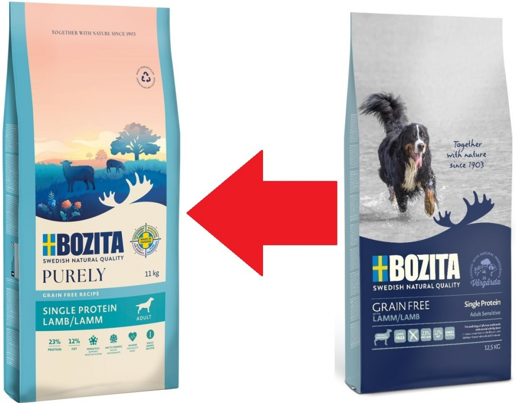 Bozita Purely Dog Adult Lamb GF 11 kg