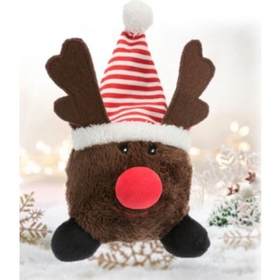 Vánoční plyšový míček Santa Claus Sob Sněhulák 18–29 cm – Zboží Mobilmania