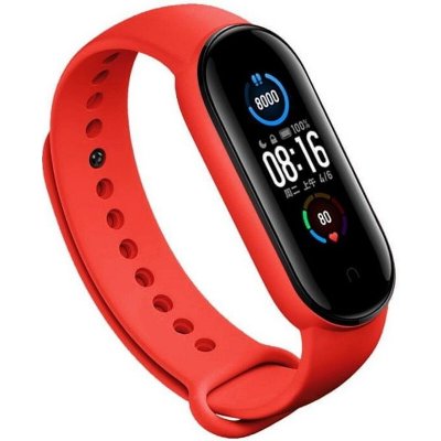 EPICO silikonový náramek pro Xiaomi Mi Band 5, červená 50818101400001 – Zbozi.Blesk.cz