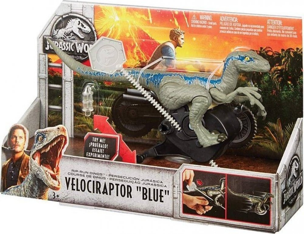 Mattel Jurský svět Lovci Dinosaurů Velociraptor Blue | Srovnanicen.cz