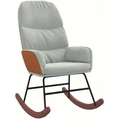 NoBi ARMONIA relaxační nohy světlé látka světle šedá oranžová – Zboží Mobilmania