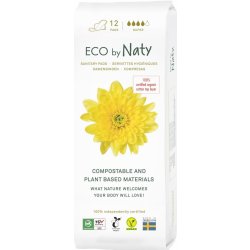 Eco by Naty Dámské ECO vložky Super s křidélky 12 ks