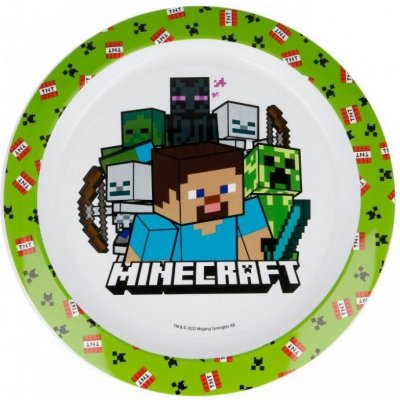 Popron Plastový talíř Minecraft 22 cm – Zboží Mobilmania