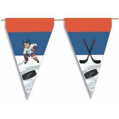 Vlaječková girlanda Hokejový sen 3 m – Zboží Dáma