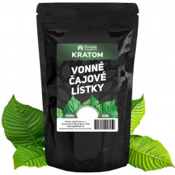 RageFitness Kratomové vonné čajové lístky bílé 250 g