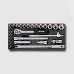 HONITON Sada hlavic šestihranných 1/2" 27 dílů – Zboží Mobilmania