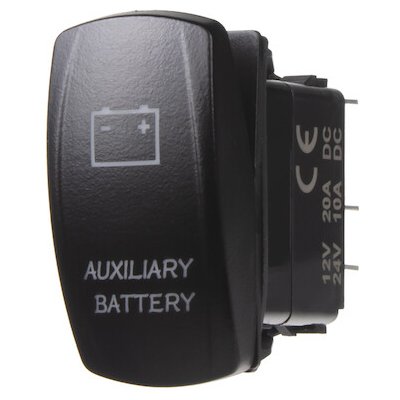 Rocker2 spínač AUXILIARY BATTERY 12/24V, 47128 – Sleviste.cz