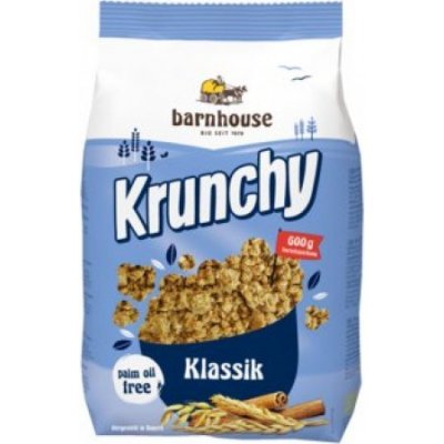 6 x Barnhouse Bio Krunchy ovesné Klasik 600 g – Hledejceny.cz