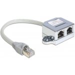 Rozbočovač Delock RJ45, 1 konektor RJ45, 2 zásuvky RJ45 (1x Ethernet, 1x ISDN) | Zboží Auto