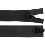 Zip voděodolný No 5 délka 80 cm spirálový matný 2 jezdce / dvoucestný - černá – Hledejceny.cz