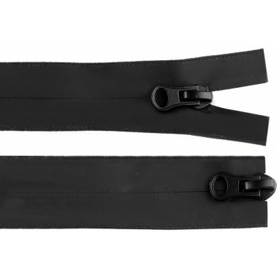 Zip voděodolný No 5 délka 80 cm spirálový matný 2 jezdce / dvoucestný - černá – Hledejceny.cz