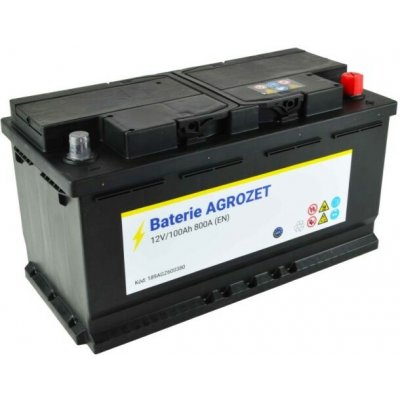 AGROZET Premium 12V 100Ah 800A 59533 – Zboží Mobilmania