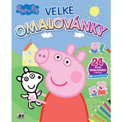 Peppa Pig Velké omalovánky – Zboží Dáma