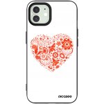 Picasee silikonový černý obal pro Apple iPhone 12 Pro - Velké srdce – Zboží Živě