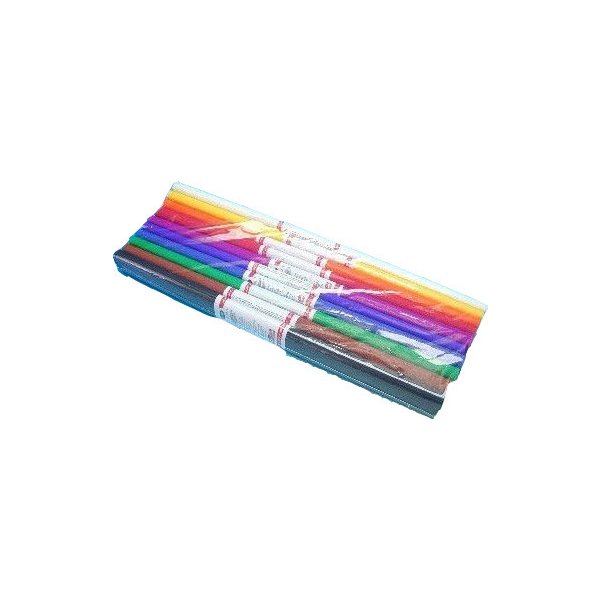 Krepové papíry Koh-i-noor Krepový papír 9755 klasický MIX souprava 10 barev