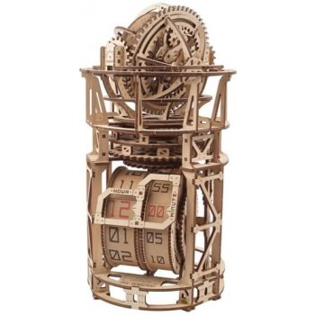 Ugears 3D mechanické puzzle Stolní hodiny Sky Watcher Tourbillon 338 ks