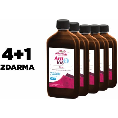 Vitar Veterinae ArtiVit sirup 4 x 500 ml – Hledejceny.cz