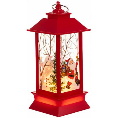 Ruhhy 26752 LED Vánoční lucerna 12,5 cm, červená – Zboží Dáma
